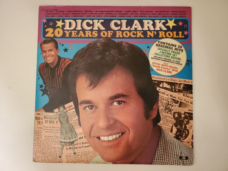 Dick Clark 20 Years of Rock N' Roll vinyl record